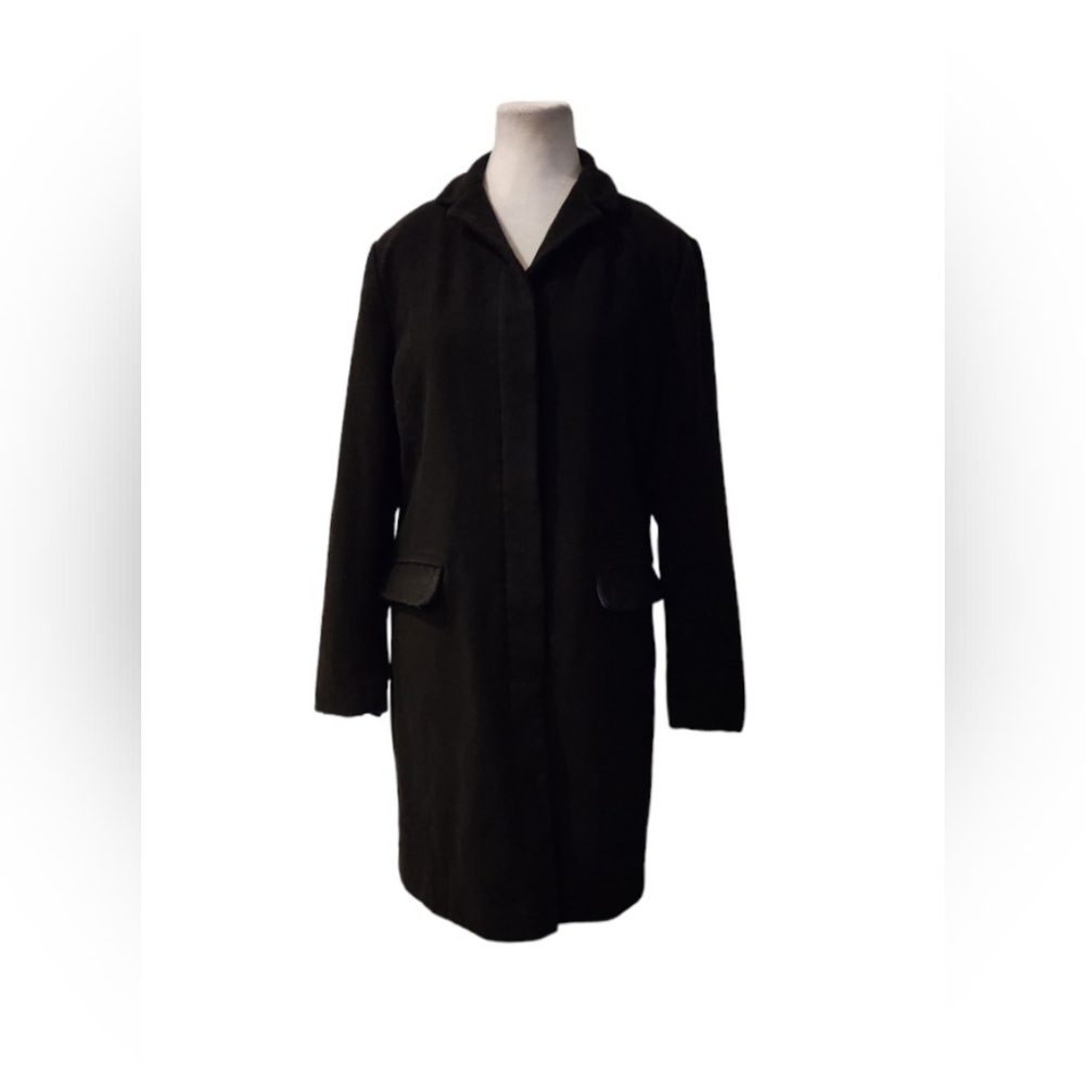 Gap Black Wool and Cashmere Coat Fully Lined